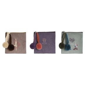 Pung DKD Home Decor Brun Grn Bourgogne Yoga (3 enheder)
