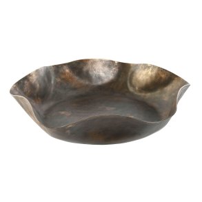 Borddekoration DKD Home Decor Bronze Gylden Aluminium 47 x 47 x 7 cm