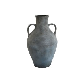 Vase Home ESPRIT Bl� Gr� Terrakotta Orientalsk 25 x 25 x 44 cm