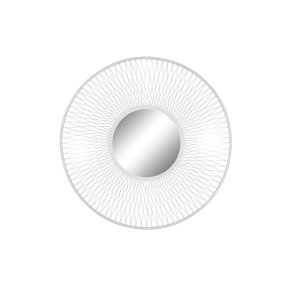 Vgspejl Home ESPRIT Hvid Urban 90 x 2 x 90 cm