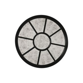 Vgspejl Home ESPRIT Sort ldet overflade 100 x 5 x 100 cm