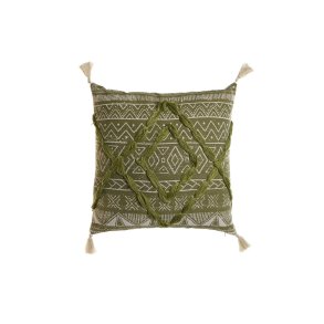 Pude Home ESPRIT Grn Boho 45 x 5 x 45 cm