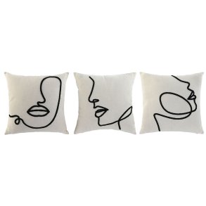 Pude Home ESPRIT Natur 45 x 15 x 45 cm (3 enheder)