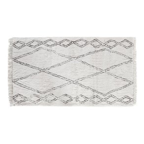 Tppe Home ESPRIT Sort Beige Boho 175 x 100 x 3 cm