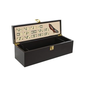 St med Vintilbehr Home ESPRIT Brun Tr MDF 36 x 11 x 12 cm