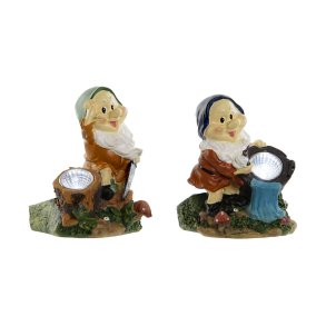 Havenisser Home ESPRIT Multifarvet 11,5 x 11 x 15,2 cm (2 enheder)