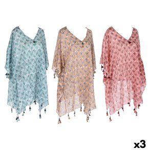 Sarong Home ESPRIT Brun Turkisbl� Koral (3 enheder)