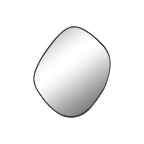 Vgspejl Home ESPRIT Sort Moderne 56 x 2,5 x 69,5 cm