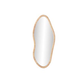 Vgspejl Home ESPRIT Natur Krystal Spanskrr Scandi 53 x 4 x 125 cm