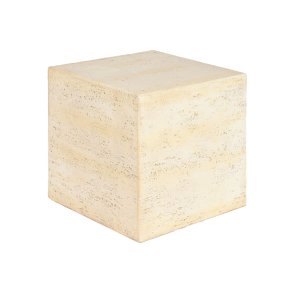 Lille serveringsbord Home ESPRIT Beige Magnesium 40 x 40 x 40 cm