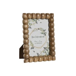 Fotoramme Home ESPRIT Brun Krystal Mangotr Natur Bolde Urban