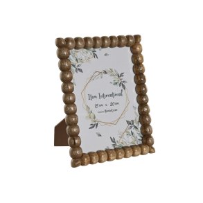 Fotoramme Home ESPRIT Brun Krystal Mangotr Bolde Urban