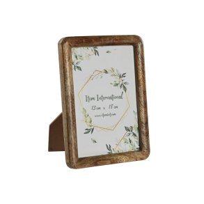 Fotoramme Home ESPRIT Brun Krystal Mangotr Natur Moutain