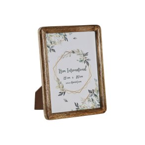 Fotoramme Home ESPRIT Brun Krystal Mangotr Natur