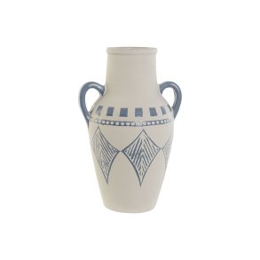 Vase Home ESPRIT Bl Brun Keramik Middelhavet 22 x 18 x 36,5 cm 22 x 18 x 35 cm