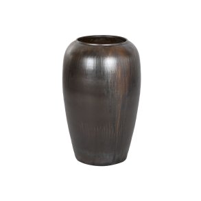 Vase Home ESPRIT M�rkebrun Keramik 38 x 38 x 60 cm
