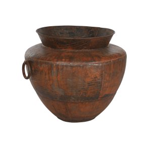 Vase Home ESPRIT M�rkebrun Jern 80 x 80 x 67 cm