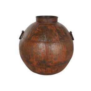 Vase Home ESPRIT M�rkebrun Jern 80 x 80 x 86 cm