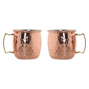 2 Dele kruss�t Home ESPRIT Gylden 480 ml