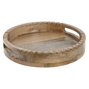 Snack bakke Home ESPRIT Natur Kolonistil 30 x 30 x 5 cm