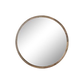 Vgspejl Home ESPRIT Natur Tropisk 60 x 2,5 x 60 cm