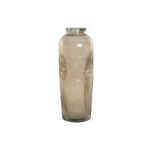 Vase Home ESPRIT Taupe Genbrugsglas 30 x 30 x 72 cm