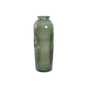 Vase Home ESPRIT Grn Genbrugsglas 30 x 30 x 72 cm