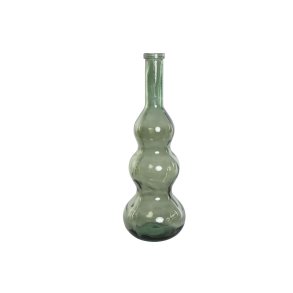 Vase Home ESPRIT Grn Genbrugsglas 26,5 x 26,5 x 75 cm