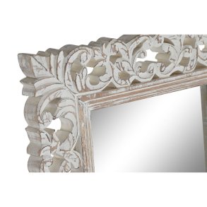 Vgspejl Home ESPRIT Hvid Natur Indianer mand Afkldt