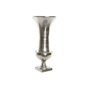 Vase Home ESPRIT Slvfarvet Aluminium Moderne Vinglas 28,5 X 28,5 X 61,5 cm