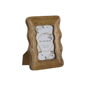 Fotoramme Home ESPRIT Natur Mangotr Blger Urban 16 x 2 x 21 cm