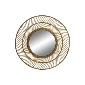 Vgspejl Home ESPRIT Natur Tropisk 81 x 2 x 81 cm