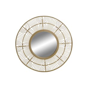 Vgspejl Home ESPRIT Natur Scandi 80 x 2 x 80 cm