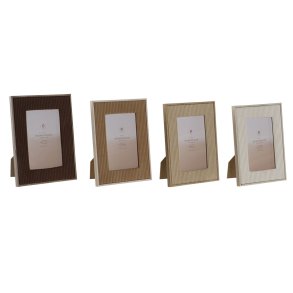 Fotoramme Home ESPRIT Brun Beige Fljl Krystal Moderne 26 X 2,8 X 31 cm (4 enheder)