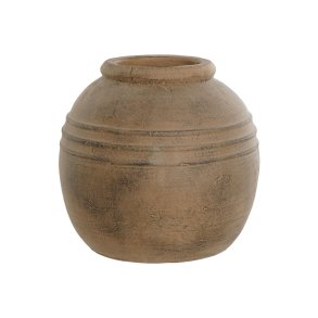 Vase Home ESPRIT Cement Traditionel 32 x 32 x 30 cm