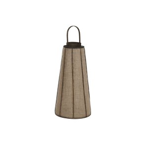 Lyseholder Home ESPRIT Natur Jute Bambus 33,5 x 33,5 x 66 cm
