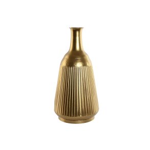 Vase Home ESPRIT Gylden Metal Moderne 29 X 29 X 57,5 cm