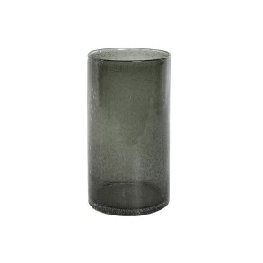 Vase Home ESPRIT Grn Krystal Moderne 13,7 X 13,7 X 25,6 cm