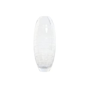 Vase Home ESPRIT Gennemsigtig Krystal Moderne 11,5 X 11,5 X 28 CM