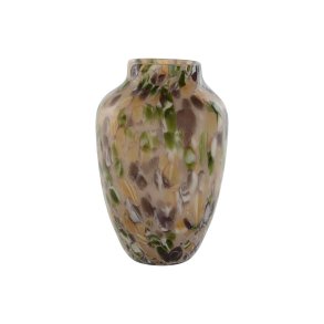 Vase Home ESPRIT Multifarvet Krystal Moderne 19,5 x 19,5 x 29,7 cm