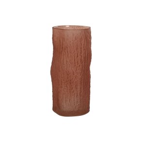 Vase Home ESPRIT Terrakotta Krystal Moderne 14 x 14 x 31,5 cm