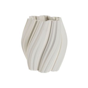 Vase Home ESPRIT Hvid Stentj Moderne 19,5 X 19,5 X 23 cm