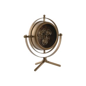 Namizna ura Home ESPRIT Gylden Metal Krystal 36 X 19 X 41 cm