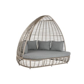 Havesofa Home ESPRIT Mrkegr 198 x 168 x 168 cm