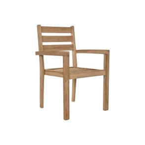 Vrtni stol Home ESPRIT Brun Teak 67 x 55 x 95 cm