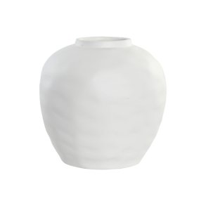 Vase Home ESPRIT Hvid Stentj Traditionel stil 26 x 26 x 26 cm
