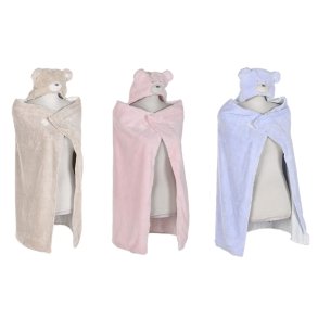 Tppe Home ESPRIT Bl Beige Pink 100 x 75 x 20 cm (3 enheder)