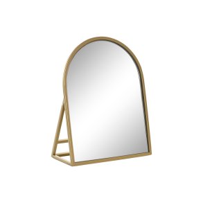 Vgspejl Home ESPRIT Gylden Krystal Jern 20 x 8,5 x 25 cm
