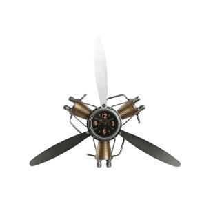 Vgur Home ESPRIT Gylden Slvfarvet Metal Skruelinje Vintage 63 x 12 x 55 cm