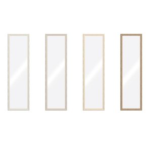 Vgspejl Home ESPRIT Brun Beige Gr Urban 35 x 2 x 132 cm (4 enheder)